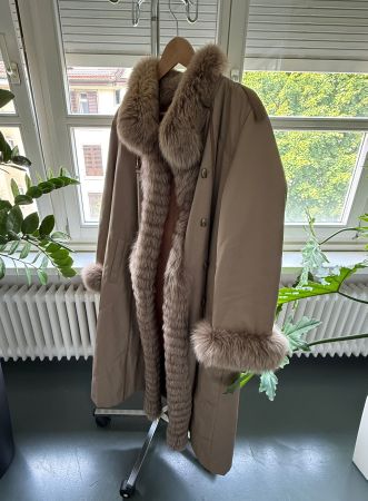 Nino Flex Mantel mit Fell