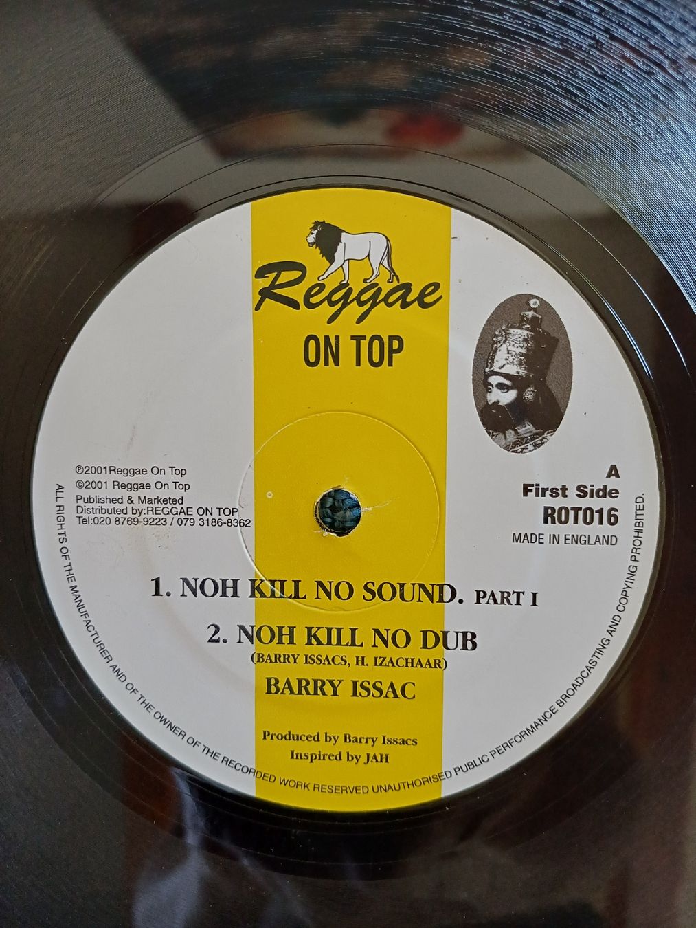 Dischi in vinile: Barry Issac "Noh Kill No Sound" 12" – Usato da Begnins venduto da Drastic-Sound 2