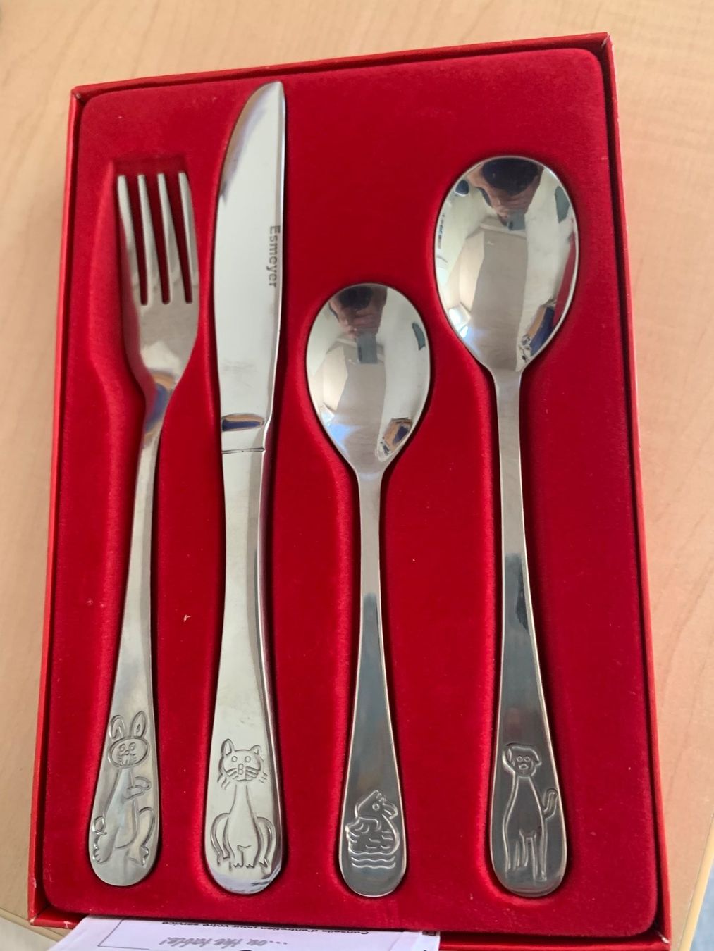 Set di posate: KINDERBESTECK ESMEYER – Nuovo e nell'imballaggio originale da Embrach venduto da korbflechter49 1