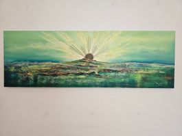 Einmaliges Gemälde von Bruno Schmid, Titel "Neubeginn"