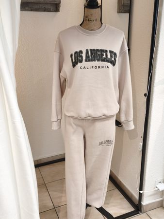 Jogginganzug Los Angeles beige Grösse S neuwertig