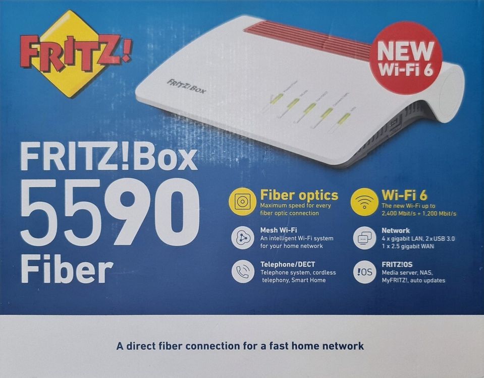 AVM FRITZ! Router/Modem: FRITZ!Box 5590 Fiber XGS | Kaufen auf Ricardo