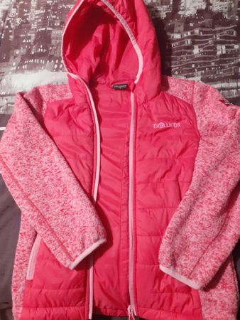 Trollkids Jacke pink Grösse 128 guter Zustand