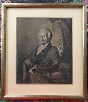 Lithographie von Johann Wolfgang von Goethe