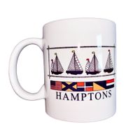 [New] White Brandy Melville Hamptons Sailing Mug