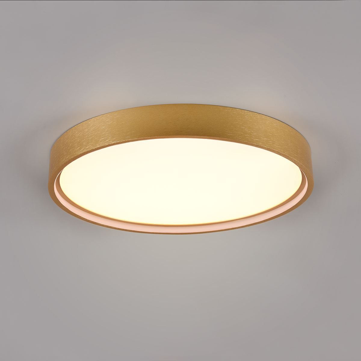 Lampadari & plafoniere: LED Deckenleuchte, Messing, 45 cm Ø – Nuovo (secondo la descrizione) da Kreuzlingen venduto da Smart-Light 2