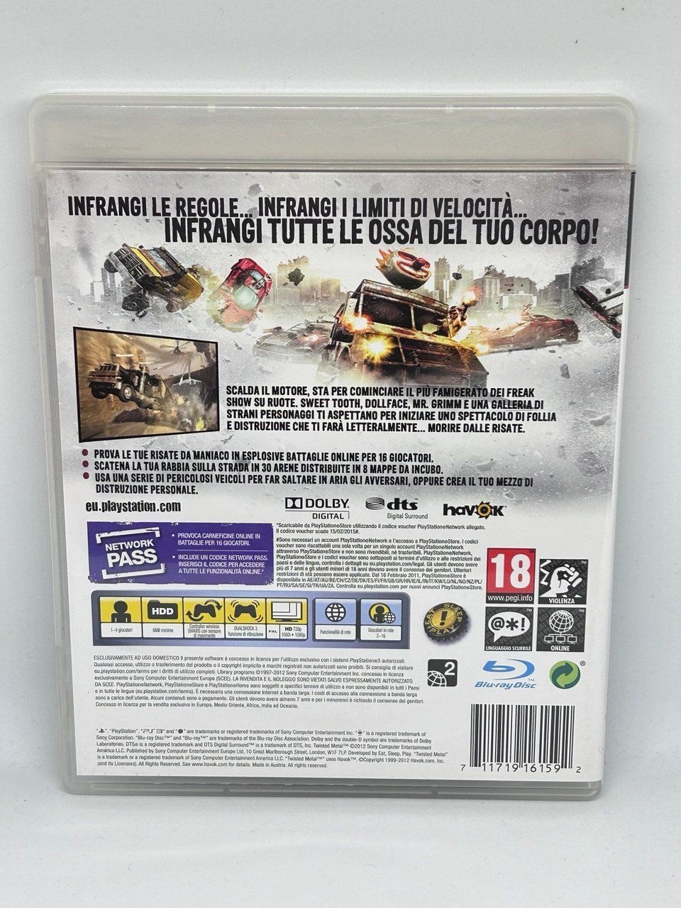 Sony Spiele: Twisted Metal per PlayStation 3 – Gebraucht aus Giubiasco von LorisVale 1