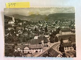 alte Ansichtskarte Flugaufnahme Suhr AG