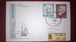 Swissair Wien - Hongkong 02.04.1974