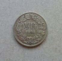 ++ 1/2 Franken 1894 A, gute Erhaltung