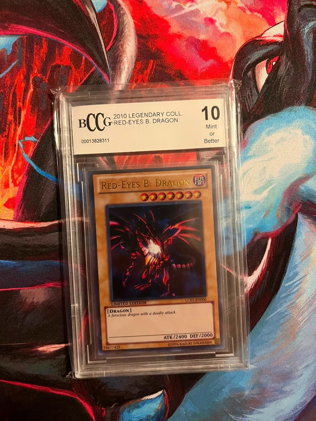 Yugioh Carte collezionabili: Red-Eyes B. Dragon BCCG 10 – Nuovo (secondo la descrizione) da Siebnen venduto da Arti54