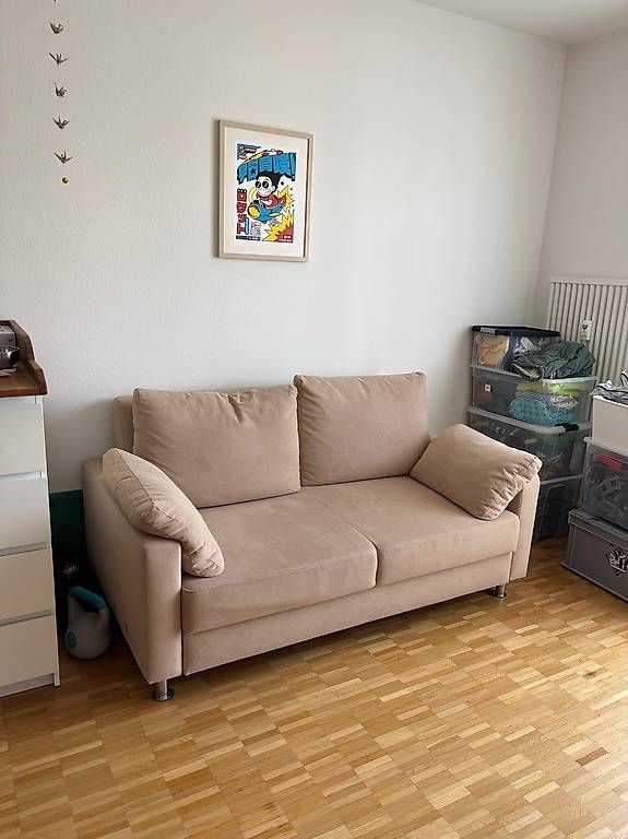 Pfister Sofas: Sofabett / Schlafsofa, beige – Gebraucht aus Basel von PE_aus_B
