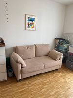 Sofabett / Schlafsofa, beige