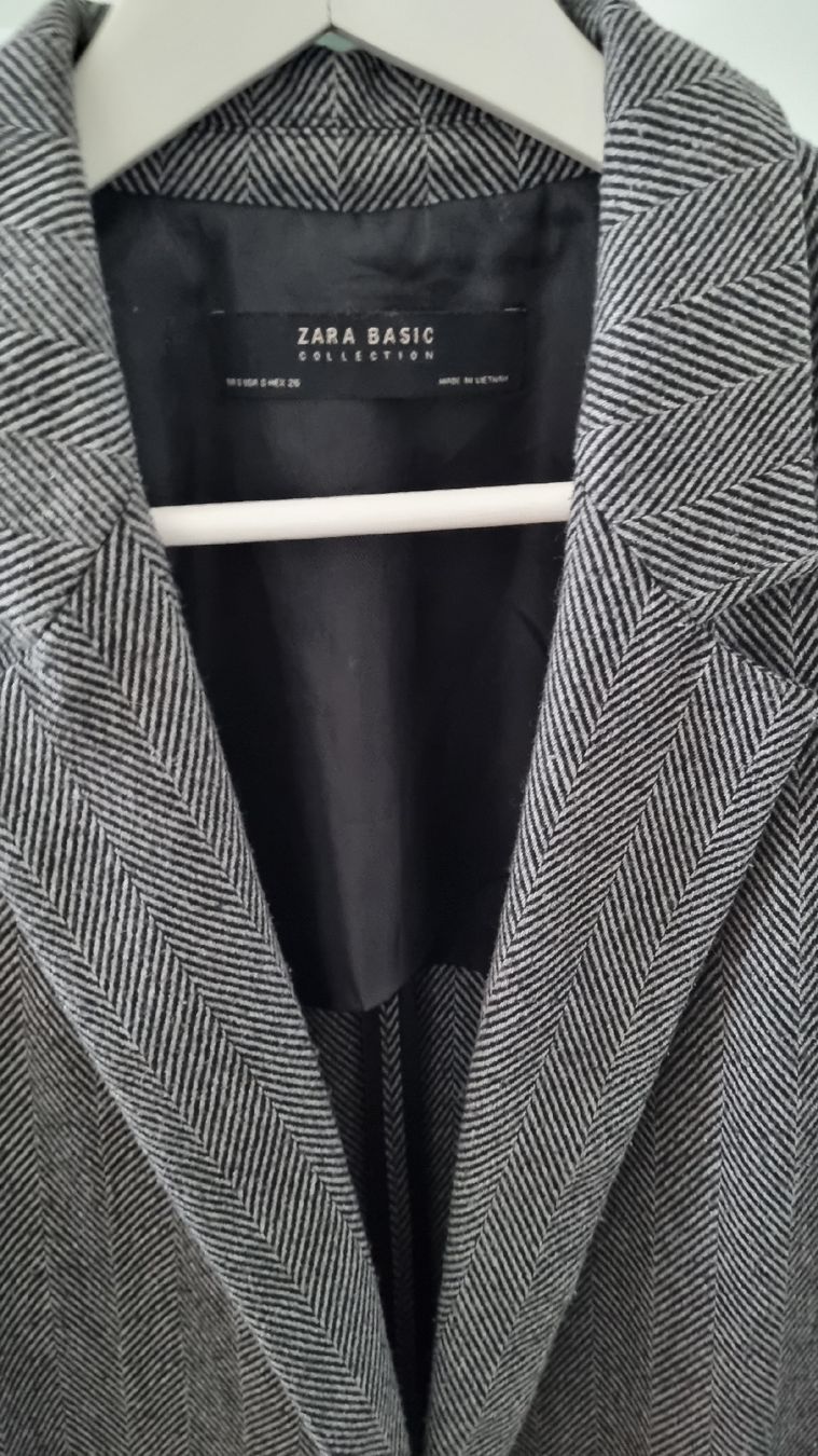 Zara Vestes: Zara Basic Hahnentritt Blazer grau – D'occasion à Belp par sfanny88 1