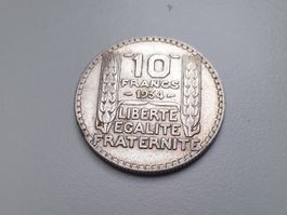 🇫🇷 France 10 Francs 1934 Silver 10g