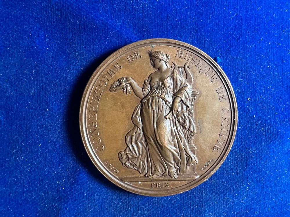 SUISSE Médaille de prix, Conservatoire de Musique fme_615608 Médailles