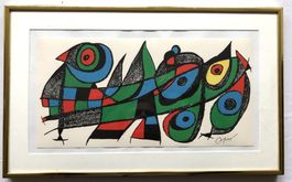 Joan Miró (1893-1983) - Lithographie - "Miró sculpteur"