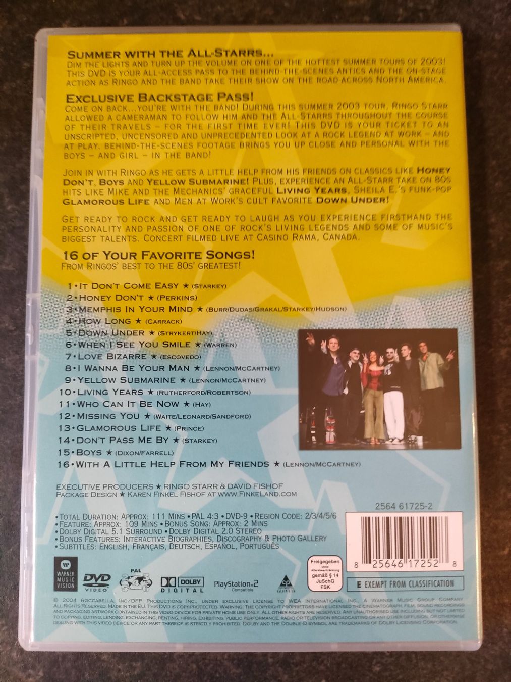 Alle DVDs: DVD: Ringo Starr TOUR 2003 – Gebraucht aus Rheineck von simfu 1