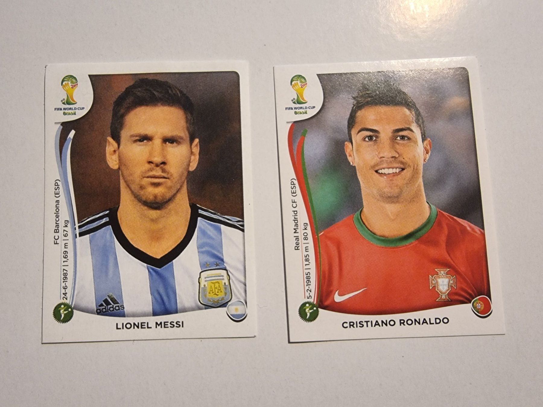 Panini Carte collezionabili: panini wm 2014 messi und ronaldo einer davon aussuchen – Nuovo (secondo la descrizione) da Oberglatt ZH venduto da paninistickersworld