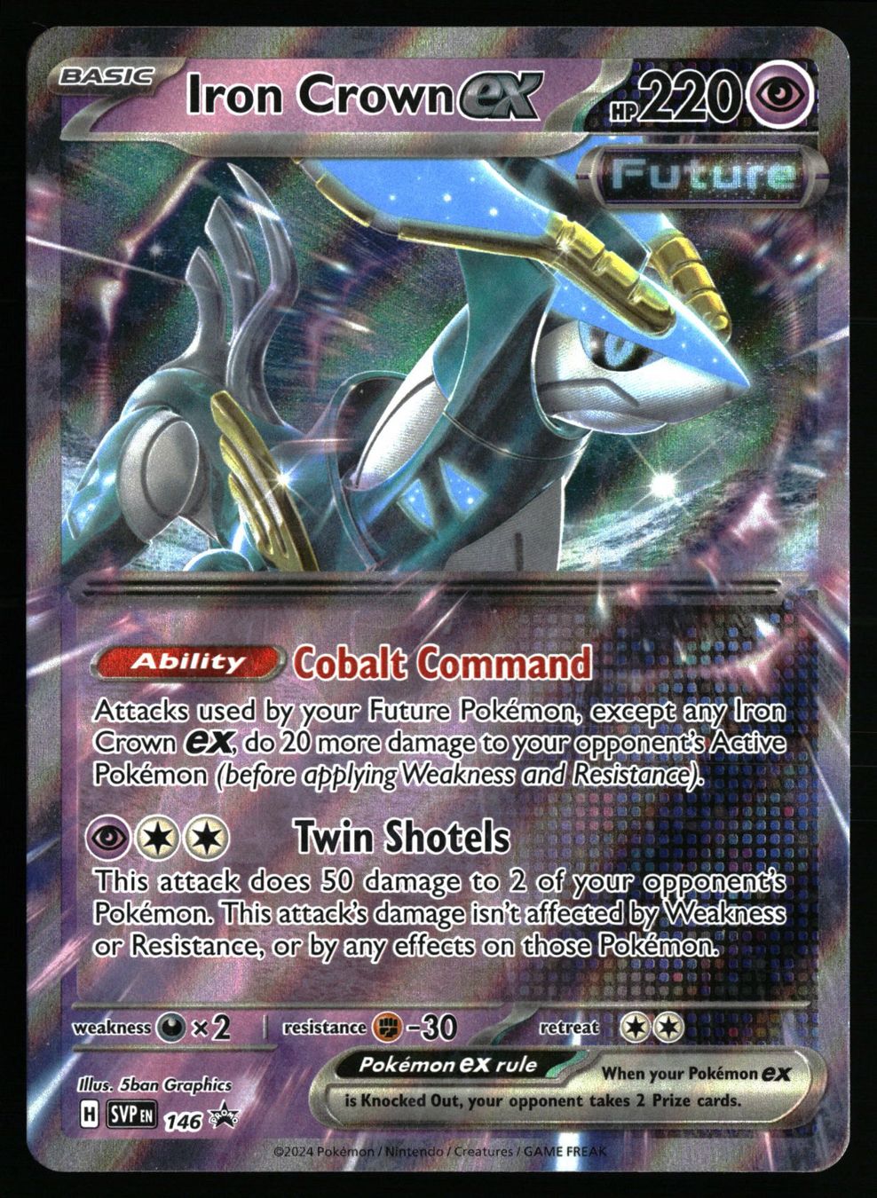 Pokémon Carte collezionabili: Iron Crown Ex #146 Pokemon Promo – Usato da Feuerthalen venduto da Plazatoys