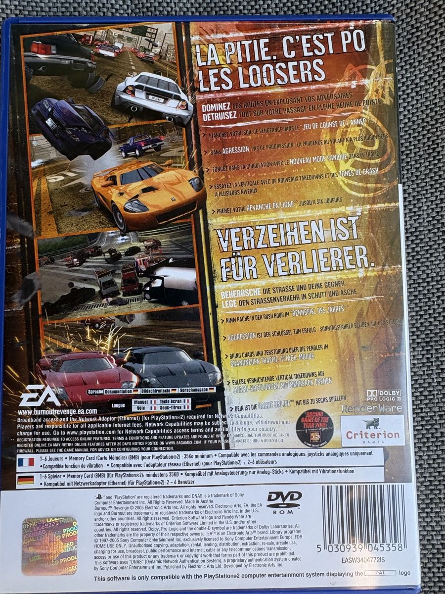 Sony Spiele: PS2 burnout revenge TOP – Neu (gemäss Beschreibung) aus Herzogenbuchsee von warrior77 1