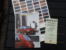 RENAULT 5 Prospekt 1987 - Rarität! inkl. Preisliste etc.