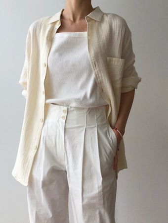 Summer White pant (S-M)