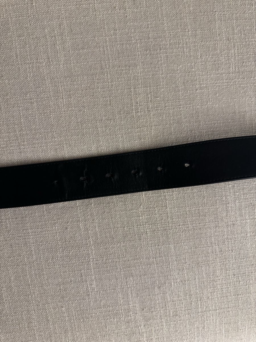 Gucci Cinture: Gucci Belt - GG Buckle - Black Leather – Usato da Zürich venduto da llor.dell 5