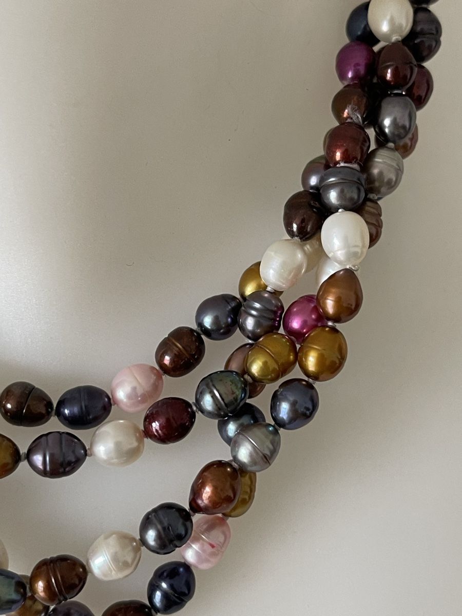 Colliers: Collier multicolores long comme neuf 90 cm – Neuf (Voir description) à Kloten par Vermicelles 6