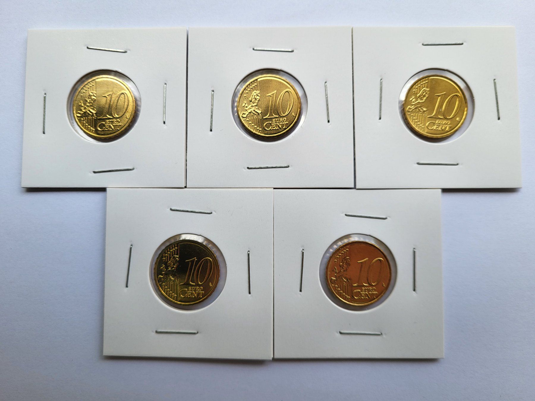 Tutti le monete: 10 Cent 2012 Stgl A-D-F-G-J – Nuovo (secondo la descrizione) da Pravidondaz venduto da LVtik 1