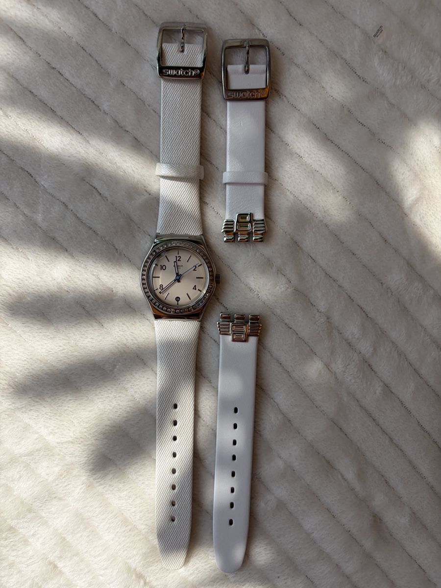 Swatch Orologi: Swatch Irony Damenuhr mit Ersatzband – Usato da Möhlin venduto da seerose6