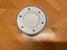 Set von 6 Stück Brötchenteller mit Kunstdesign