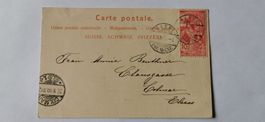 Carte postale Weltpostverein 1900