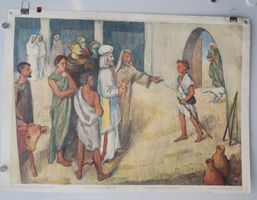 Schulwandbild „David wird zum König gesalbt“