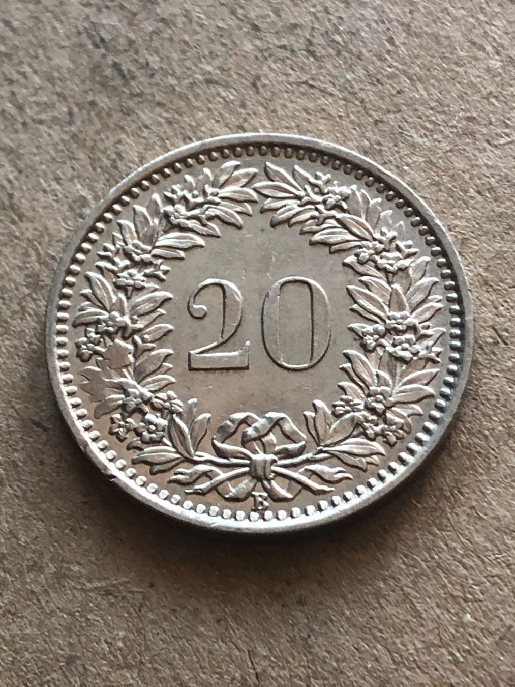 Alle Münzen: 20 Rp. 1959    - vorz. – Gebraucht aus Schötz von Odpa 1