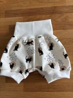 Kurze Katze Büsi Pumphose Mitwachshose Gr. 50/56 NEU