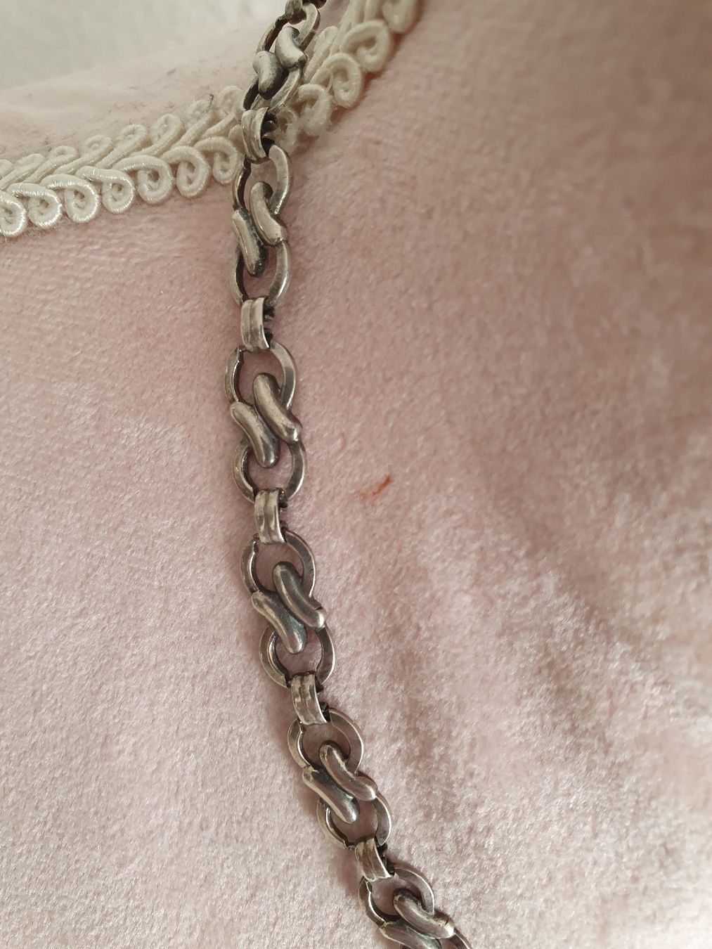 Catenine: Spätes Art-Déco Designer 800er Silber  Collier – Usato da Wohlen AG venduto da palmsprings 3