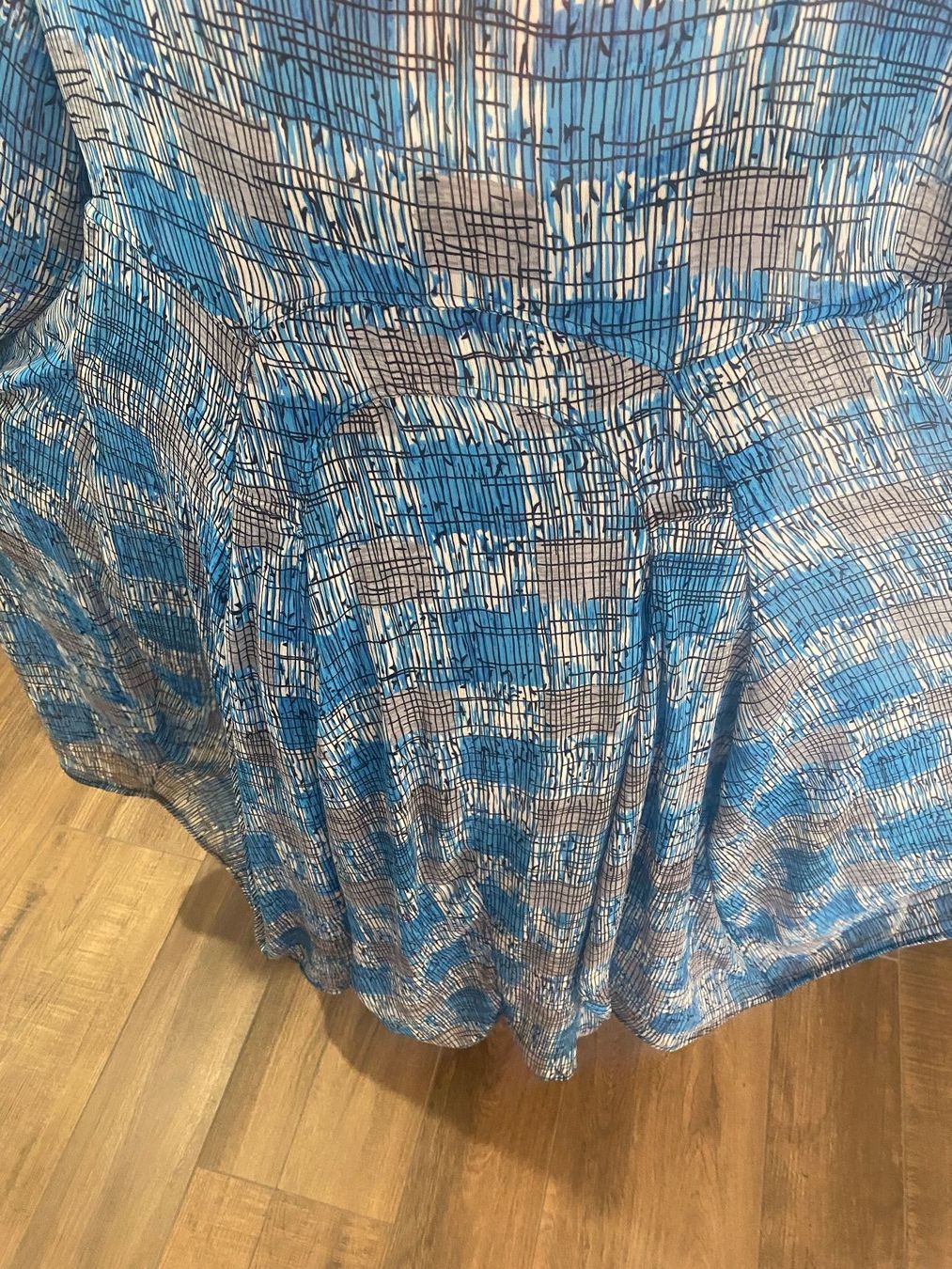 Kleider: Kleid oversized luftig Unikat blau Gr. 50 - 52 – Gebraucht aus Arlesheim von san_w9vr 7
