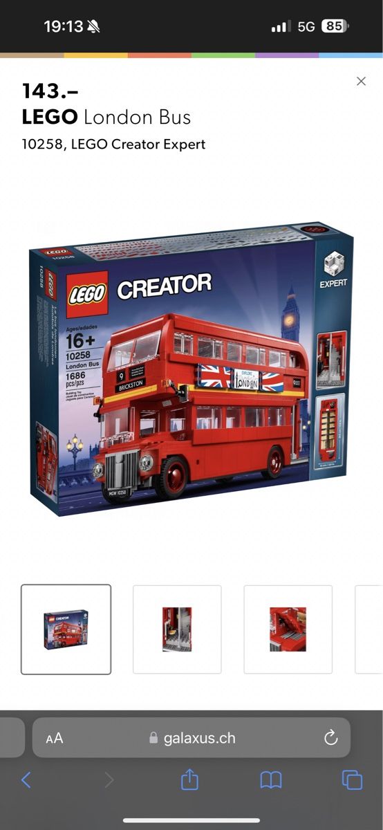 Lego Giocattoli: Lego London Bus 10258 – Usato da Dübendorf venduto da lilmissprincess 5