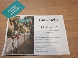 Reisegutschein Sense of Travel im Wert von CHF 150