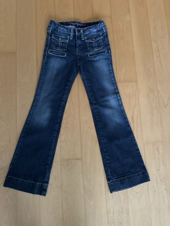 Pepe Jeans Mädchen Jeans Schlaghose Gr. 140 Top Zustand