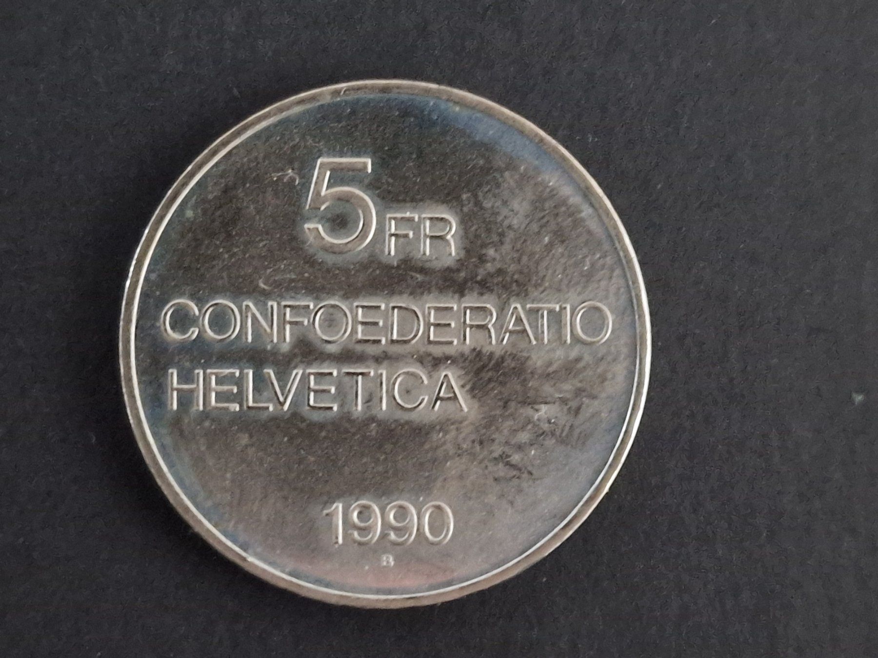 Toutes les monnaies: CHF 5.- commémorative 1990 – D'occasion à Bouveret par psv01 3