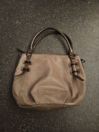Liebeskind Berlin Tasche Leder Bronze golden 