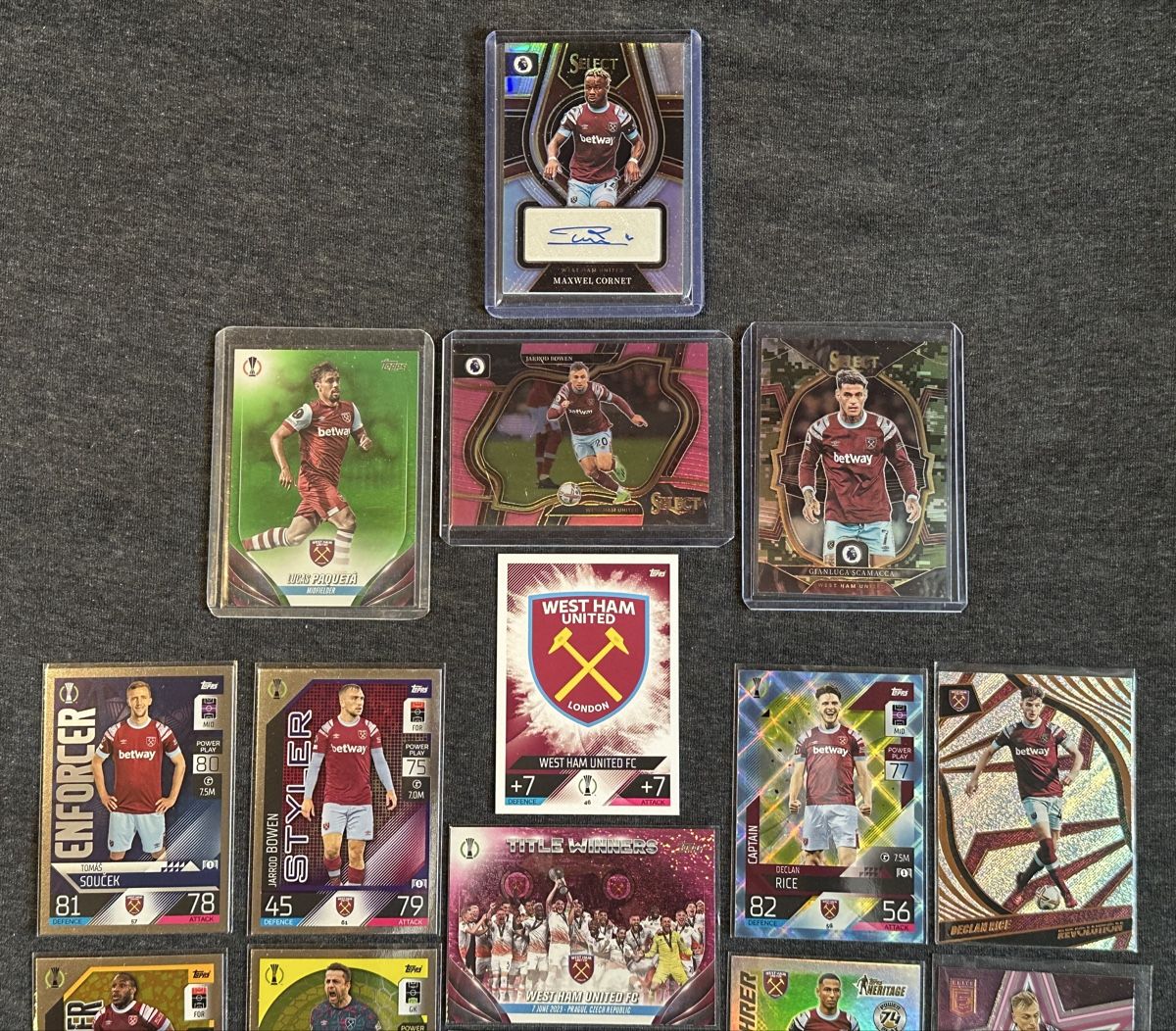 Topps Carte collezionabili: WESTHAM UNITED SAMMLUNG – Nuovo (secondo la descrizione) da Binz venduto da Cediboy 1