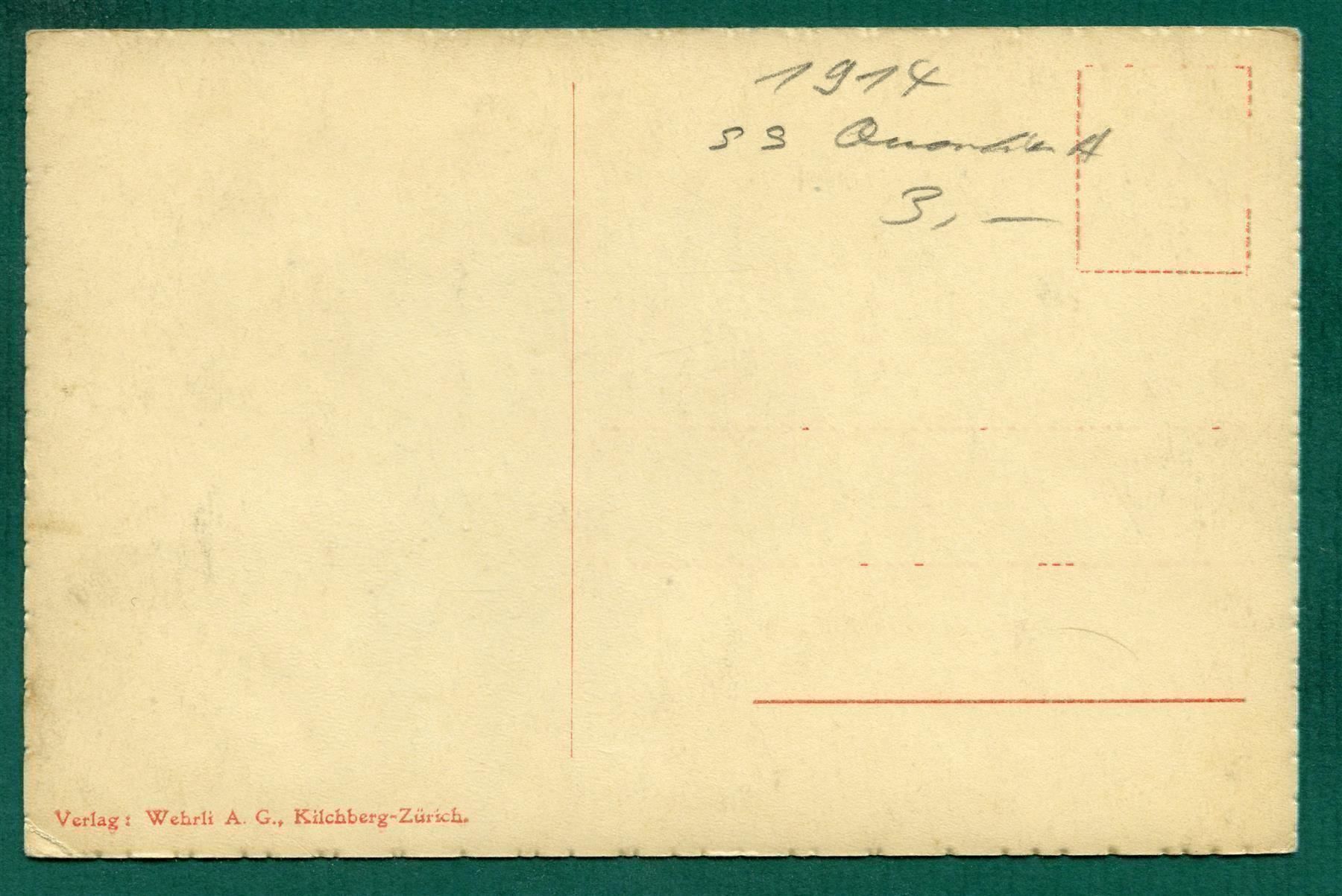 Cartoline postali: Lugano - Paradiso, 1914, ungelaufen – Usato da Sargans venduto da Hausi1951 1