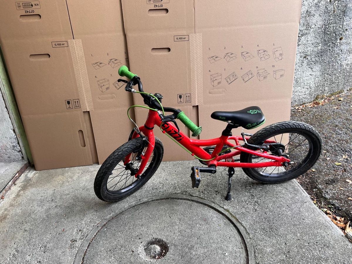 Flizzi Velos: Fizzi Kindervelo 16 ROT – Gebraucht aus Erlinsbach von 11y_g5fb 4