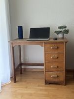 SCHREIBTISCH MASSIV HOLZ Vintage- oder Retro-Klassiker