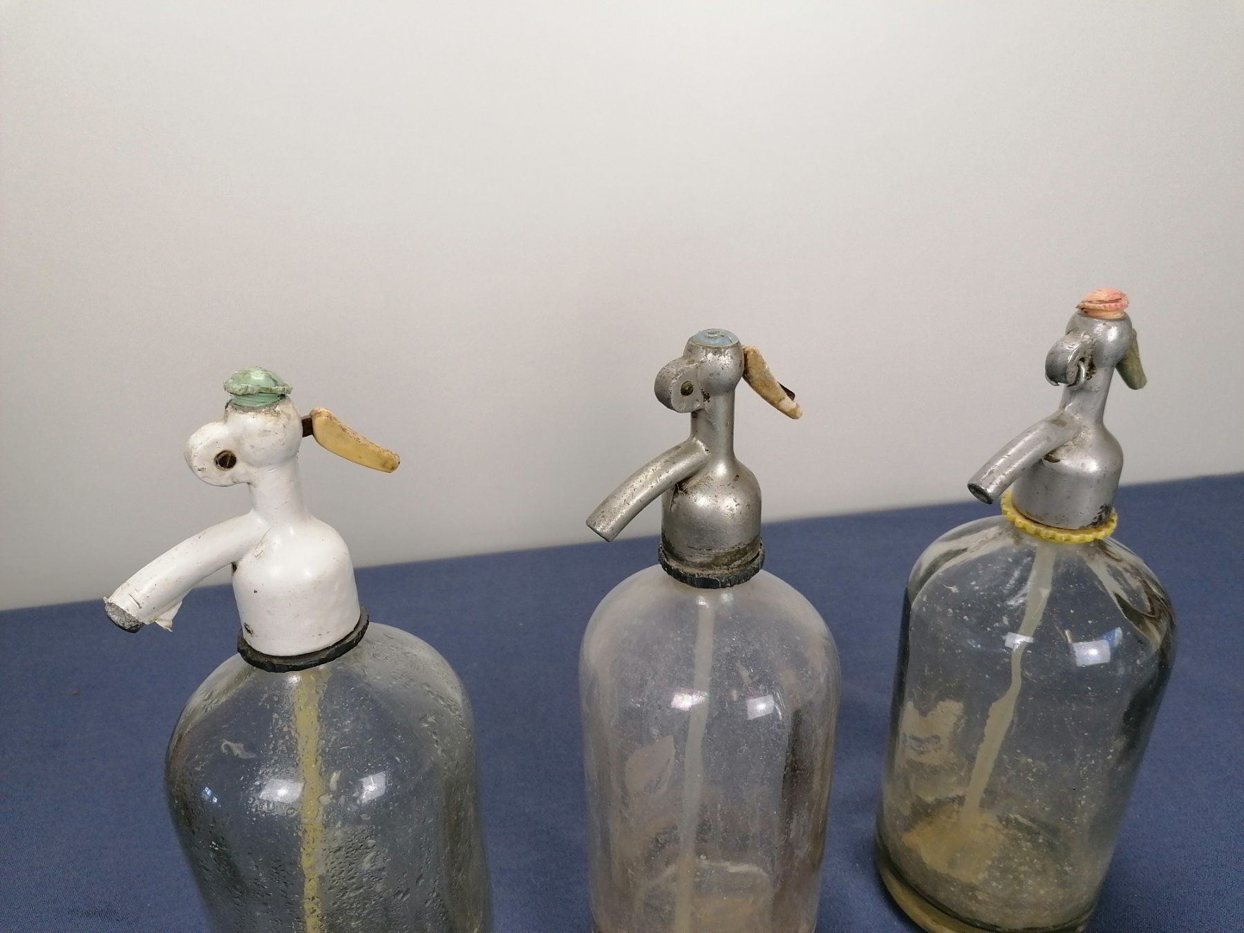 Bottiglie: 3er Set alte Syphon Flaschen – Usato da Köniz venduto da Brockenreich 1