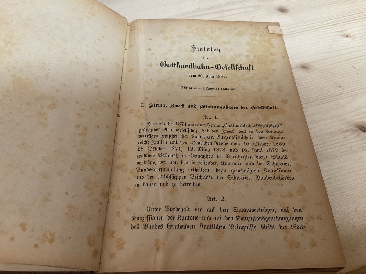 Bücher: Statuten GB – Gebraucht aus Wald ZH von Sbbemilio 1