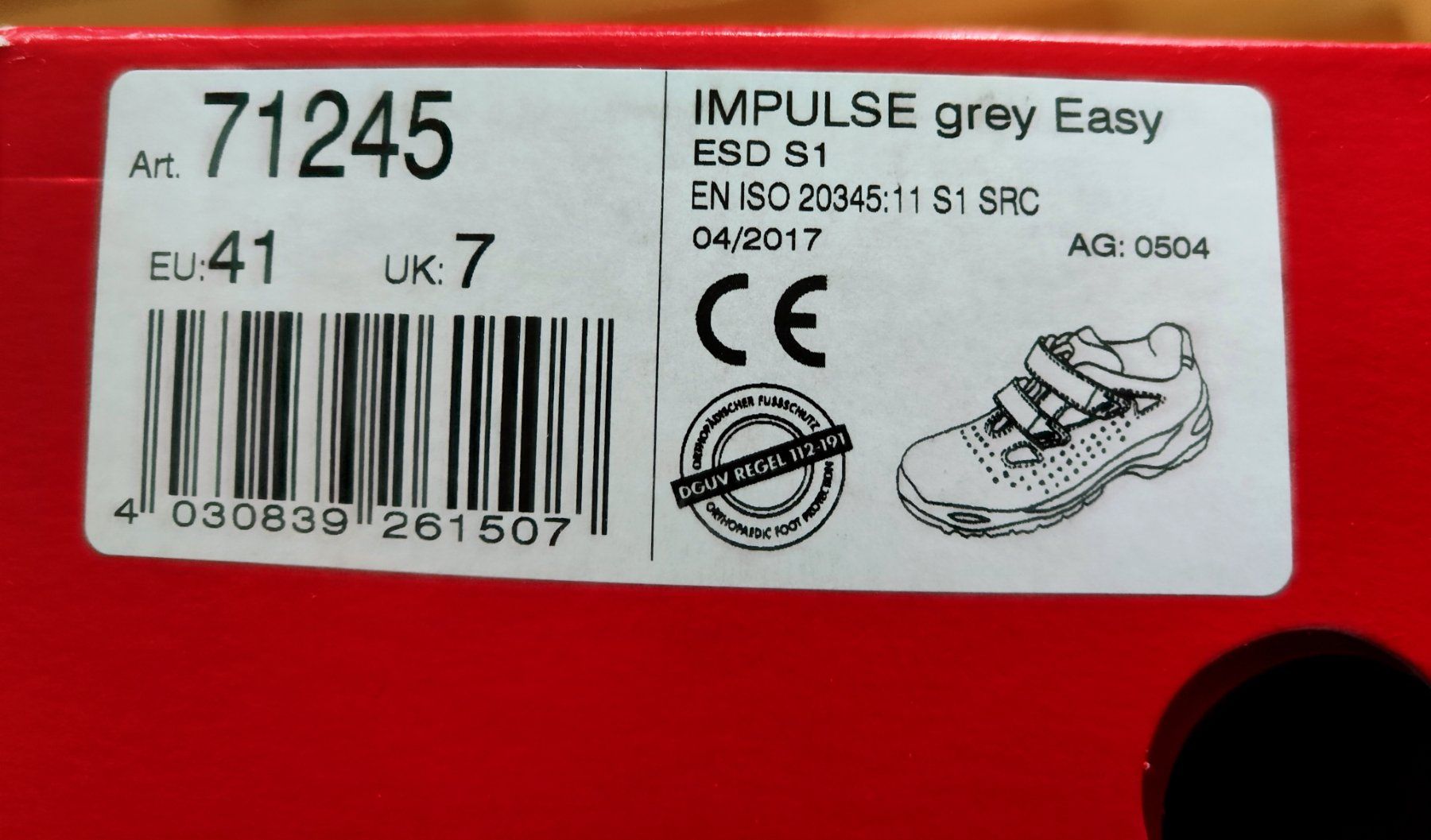 Elten Scarpe da uomo: Elten Sicherheitsschuh Grösse 41 NEU – Nuovo e nell'imballaggio originale da Fislisbach venduto da Hast1976 7
